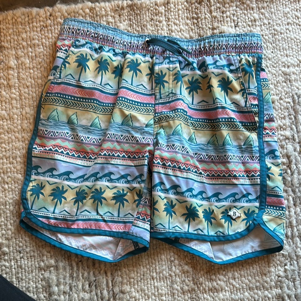 Tropical Patterned Swim Shorts